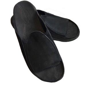 Merrell Treviso Suede Black Slides Sandals 7 Flats